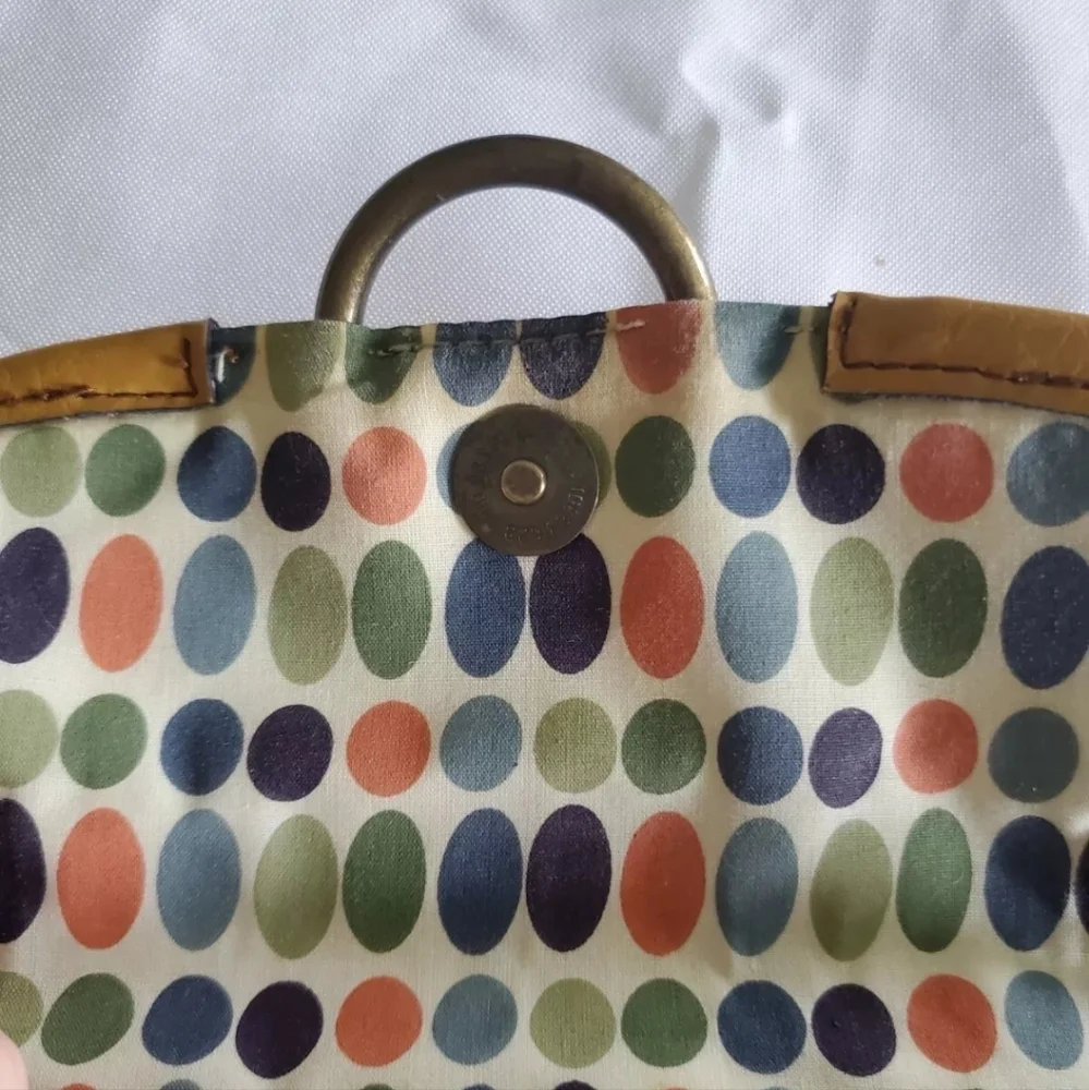 Liz Claiborne AXCESS Small Rust Copper Faux Leather Shoulder Bag Wristlet Purse